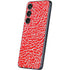 Elephant Print Red Galaxy S25 Skin